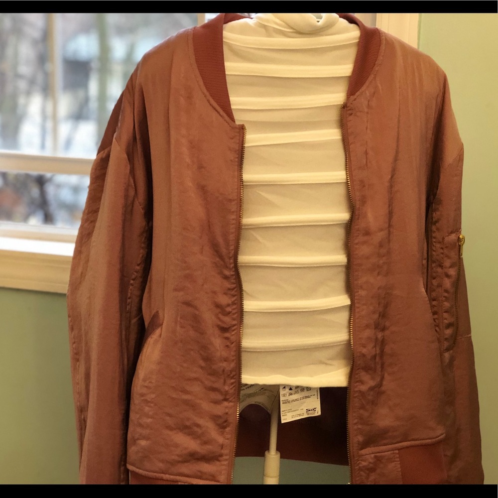 Rose Bomber Jacket